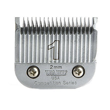 Load image into Gallery viewer, Wahl Professional Competition Series #1 2mm Clipper Blade - 2359-100 - Fits 5 Star Rapid Fire, Sterling Stinger, Oster 76 and Titan, and Andis BG Clippers.
