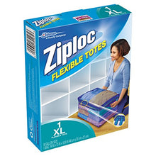 Load image into Gallery viewer, Ziploc Storage Bags for Clothes, Flexible Totes for Easy and Convenient Storage, 1 XL Bag
