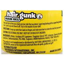 Load image into Gallery viewer, Hair Gunk Hair Gel, 6 oz. Tub
