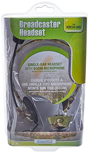 Gaming, dreamgear, Xbox 360 Broadcaster Headset - Camo