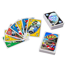 Load image into Gallery viewer, UNO Mario Kart Card Game with 112 Cards &amp; Instructions for Players Ages 7 Years &amp; Older, Gift for Kid, Family and Adult Game Night
