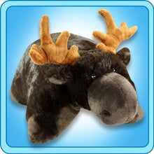 Load image into Gallery viewer, Pillow Pets Pee-Wees Chocolate Moose Plush Stuffed Animal 11”
