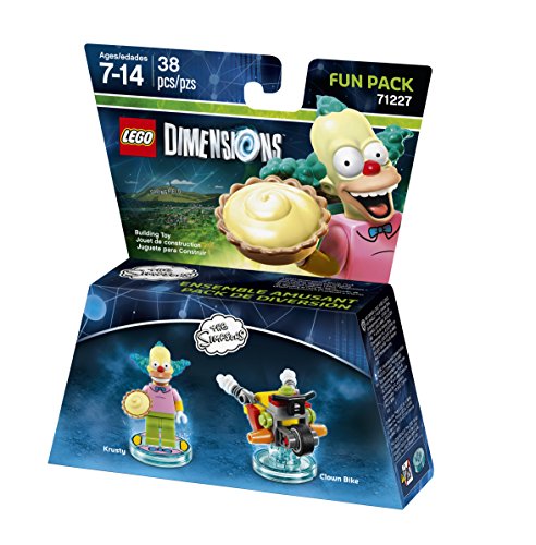 LEGO Dimensions Krusty Fun Pack box seen from the right side
