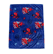 Load image into Gallery viewer, Marvel Spiderman 3-Piece Travel Set, Blanket, Pillow, Mask
