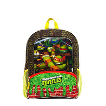 Load image into Gallery viewer, Teenage Mutant Ninja Turtles Lenticular Green Slime 16&quot; Backpack
