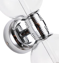 Load image into Gallery viewer, Trend RUNNLY Wall Lamp Sconce Light Bathroom Vanity Lighting with Cree Chip 2x5W, Chrome with Clear Glass

