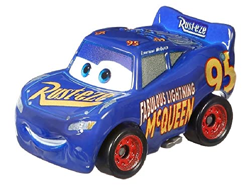 Blue Fabulous Lightning McQueen number 95 Mini Racer car