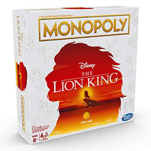 Load image into Gallery viewer, MONOPOLY Game Disney The Lion King Edition Family Board Game
