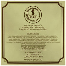 Load image into Gallery viewer, Taylor of Old Bond Street Sandalwood Shaving Soap in a Wooden Bowl, 3.5 oz.
