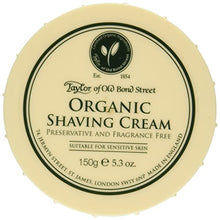 Load image into Gallery viewer, Taylor of Old Bond Street Organic Shaving Cream w/Aloe &amp; JojobaNew 5.3 oz.
