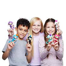 Load image into Gallery viewer, Fingerlings - Interactive Baby Monkey - Finn (Black with Blue Hair) By WowWee
