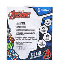 Load image into Gallery viewer, Tech2Go Marvel Avengers Kids Safe Headphones with Built in Volume Limiting Feature for Safe Listening
