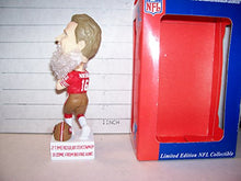 Load image into Gallery viewer, 2002 BOBBLE DREAMS JOE MONTANA BOBBLEHEAD S.F. 49ERS RED JERSEY # 5951 OF 10000
