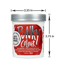Load image into Gallery viewer, Punky Fire Semi Permanent Conditioning Hair Color, Non-Damaging Hair Dye, Vegan, PPD and Paraben Free, Transforms to Vibrant Hair Color, Easy To Use and Apply Hair Tint, lasts up to 35 washes, 3.5oz
