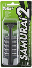 Load image into Gallery viewer, Derby Samurai 2 Twin Blade Non-Disposable Razor, 8 Ounce
