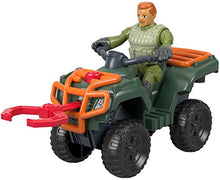 Load image into Gallery viewer, Fisher-Price Imaginext Jurassic World, ATV &amp; Technician
