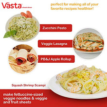 Load image into Gallery viewer, Vasta 2-in-1 Vegetable &amp; Fruit Sheet &amp; Noodle Slicer
