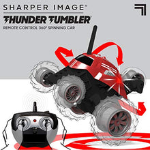 Load image into Gallery viewer, Sharper Image Thunder Tumbler Spinning Stunt Mini Truck RC Car with 5th Wheel, Red
