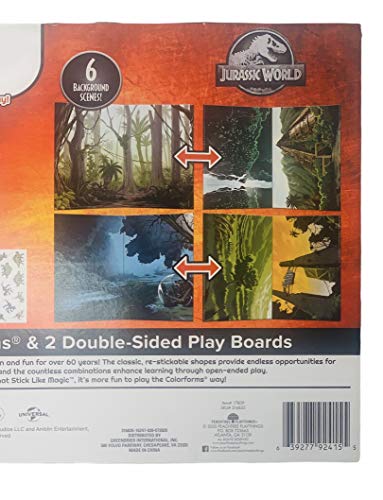 Peachtree Plaything Colorforms Sticker Story Mega Set Mickey Mouse, Trolls World Tour, Disney Princess and Jurassic Park (Jurassic World)