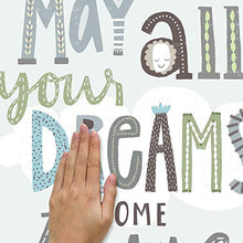 Load image into Gallery viewer, RoomMates RMK4669SCS Dreams Come True Inspirational Quote Peel and Stick Wall Decals
