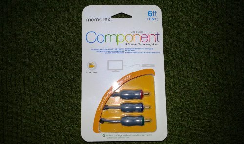 Memorex Component Video Cable 6 Ft