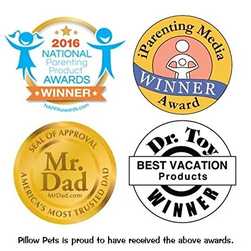 Four parenting award seals won by Pillow Pets