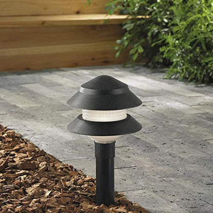Portfolio Landscape Low Voltage Path Light 4W Black