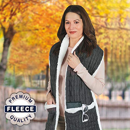 Ontel Huggle Scarf, Grey, One Size