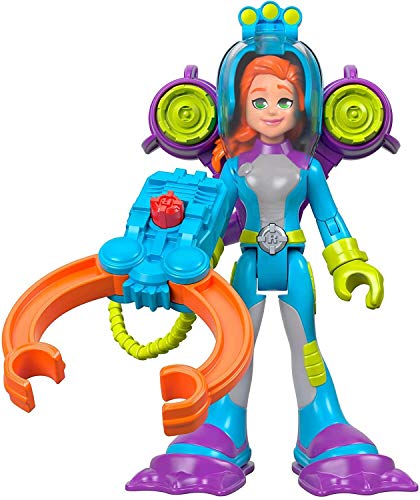 Fisher-Price Rescue Heroes Sandy O'Shin, 6-Inch Figure with Accessories, Multicolor