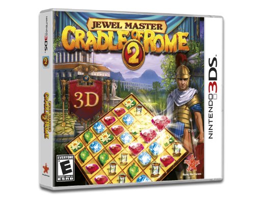 3DS game case with a Roman soldier and a board of gem tiles