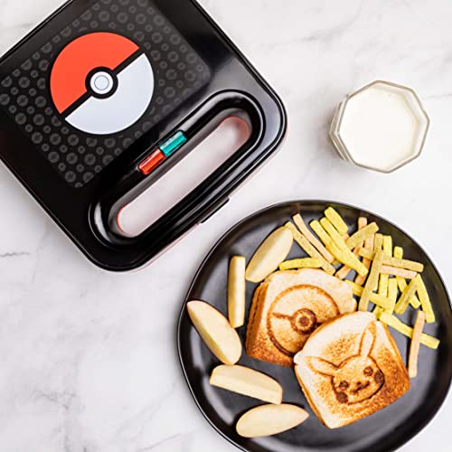 Pokemon Grilled Cheese Maker - Make Pokeball and Pikachu Sandwiches - Kitchen Appliance