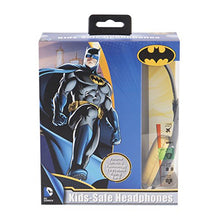 Load image into Gallery viewer, Batman Kids Safe Over The Ear Headphones HP2-03082 | Kids Headphones, Volume Limiter for Developing Ears, 3.5MM Stereo Jack, Recommended for Ages 3-9, by Sakar
