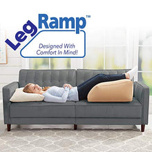 Load image into Gallery viewer, BulbHead Ramp Must-Have Elevating Rest Relieves Leg, Hip and Knee Pain, Improves Circulation, Reduces Swelling-Inflatable Bed Wedge Pillow, Beige
