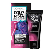Load image into Gallery viewer, L&#39;oreal Paris Hair Color Colorista Makeup 1-day for Blondes, Neon Pink 200, 1 Fluid Ounce
