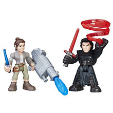 Load image into Gallery viewer, Star Wars Galactic Heroes Rey (Resistance Outfit) &amp; Kylo Ren
