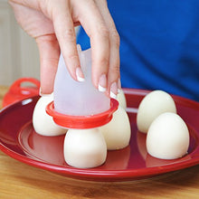 Load image into Gallery viewer, Egglettes Egg Cooker - Hard Boiled Eggs without the Shell, 4 Egg Cups
