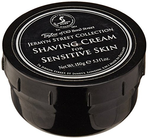 Taylor of Old Bond Street Jermyn Street Luxury Shaving Cream for Sensitive Skin, 5.3-Ounce