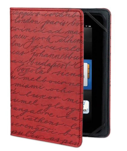 Verso Artist Series Cities Case for Kindle Fire HD 7" (Previous Generation), Red (will only fit Kindle Fire HD 7", Previous Generation)
