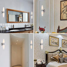 Load image into Gallery viewer, Trend RUNNLY Bathroom Vanity Light, Bathroom Light Fixtures Chrome with Opal Glass Wall Sconce Wall Light Fixture
