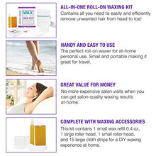 Load image into Gallery viewer, Clean + Easy Personal Roll-On Waxer Kit Set Easy Hair Removal At Home Waxing Machine Device (120V)
