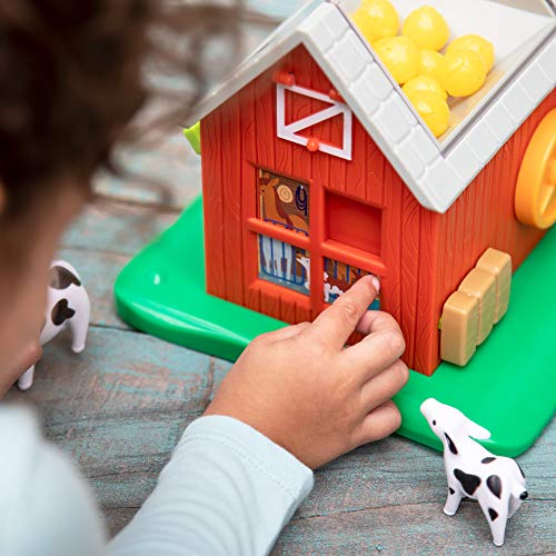 Educational Insights Bright Basics Busy Barn, Busy Board Playset, Toddler Toys, Ages 2+