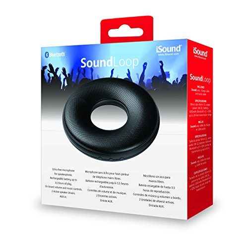 iSound SoundLoop Rechargeable Wireless Bluetooth Speaker & Speakerphone