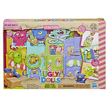 Load image into Gallery viewer, Hasbro Uglydolls Uglyville Unfolded Main Street Playset &amp; Portable Tote, 3 Figures &amp; Accessories
