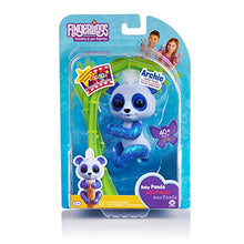 Load image into Gallery viewer, WowWee Fingerlings Glitter Panda - Archie (Blue) - Interactive Collectible Baby Pet
