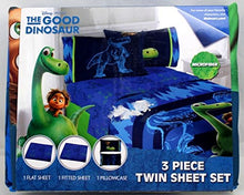 Load image into Gallery viewer, Disney/Pixar Good Dinosaur Carnivore 3 Piece Microfiber Twin Sheet Set
