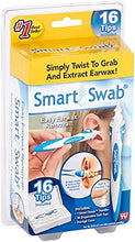 Load image into Gallery viewer, SMART SWAB Spiral Ear Cleaner Safe Ear Wax Removal Kit 16 Pcs with Soft Safe Spiral for Adults with Storage Case
