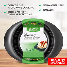 Load image into Gallery viewer, Rapid Oatmeal Cooker | Microwave Instant or Old-Fashioned Oats in 2 Minutes | Perfect for Dorm, Small Kitchen, or Office | Dishwasher-Safe, Microwaveable, &amp; BPA-Free
