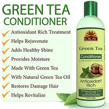 Load image into Gallery viewer, OKAY | Green Tea Nourishing Antioxidant Rich Conditioner | For All Hair Types &amp; Textures | Revitalize - Rejuvenate - Restore | With Tea Tree Oil | Free of Paraben, Silicone, Sulfate | 12 oz
