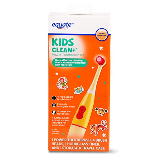 Equate Kids Clean + Power Toothbrush Kit.