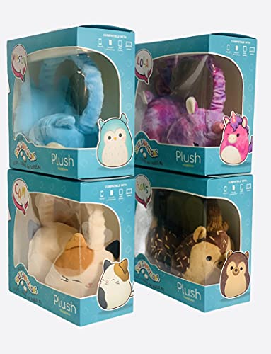KellyToy Squishmallows Plush Headphones Cam, Winston, Hans, Lola for Adults, Children, Toddlers - Realmdrop Shop